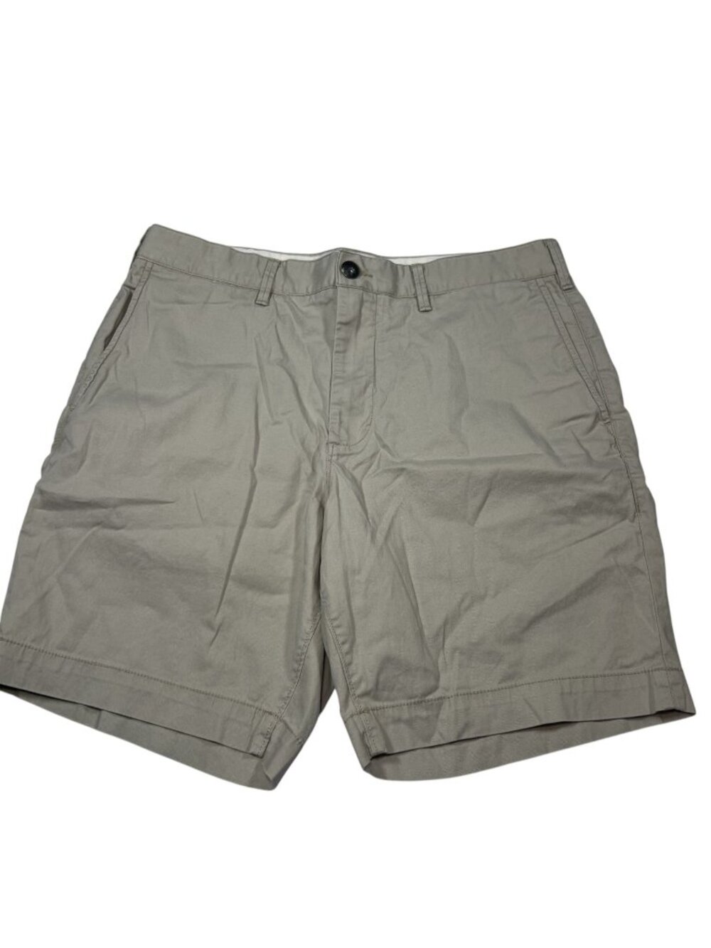 Faherty Mens Beige Island Life Chino Shorts Size 32 Casual Stretch 9"